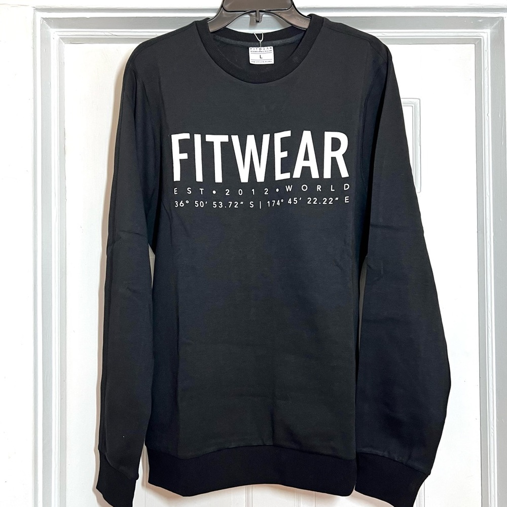 Fitwear Black Men's Sweatshirt Large